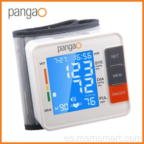 Monitor de presión arterial de muñeca digital fácil e inteligente